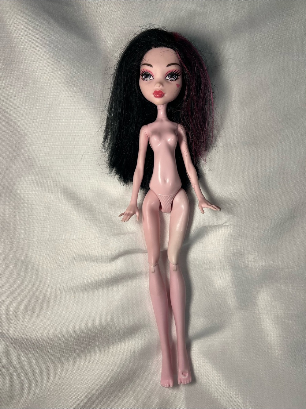 Monster High Draculaura Doll 2008 Mattel Nude Replacement Doll Figure